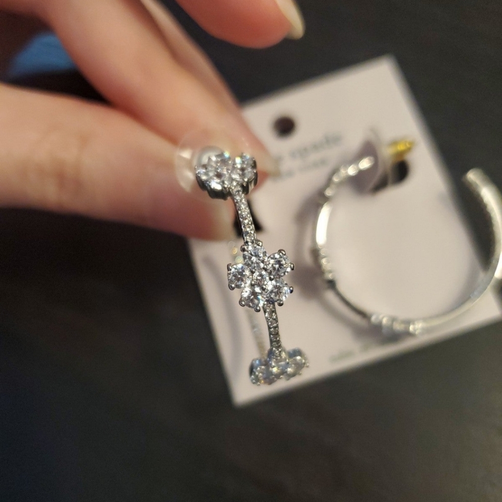 Gleaming Garden Kate Spade Hoops
